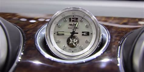 bentley bentayga dashboard clock